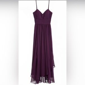 Mori Lee Purple Maxi Dress